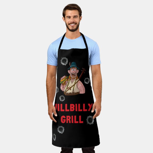 Delantal Guay HillBilly Grill Dinamarca Apron! (Gastado)
