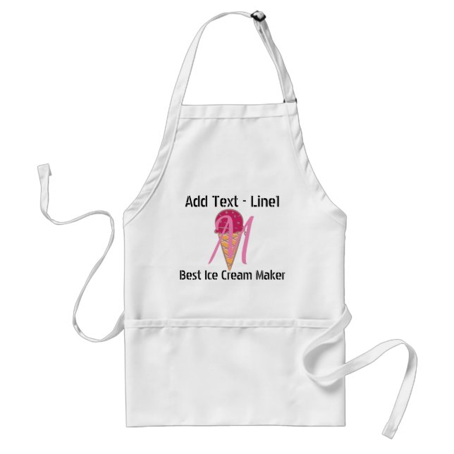 Delantal Guay Personalizado Mejor Crema De Hielo Apron (Frente)