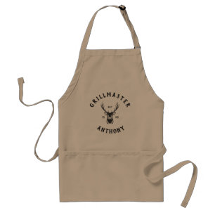 Delantal Guay, Personalizado Rústico Moderno GRILLMASTER