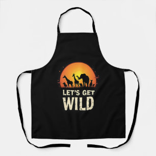 Delantal Guay Safari Design Para Hombres Mujeres Niños Safa