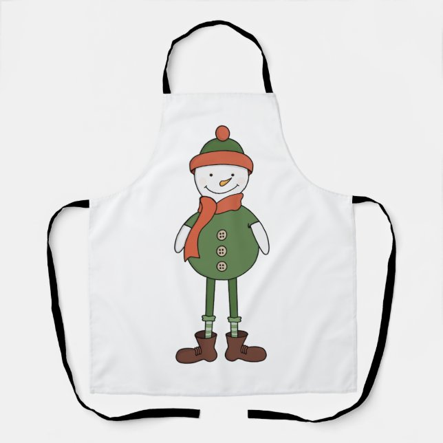 Delantal Guay Snowman (Anverso)