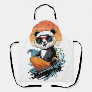 Delantal Guay Surfing Panda Bear