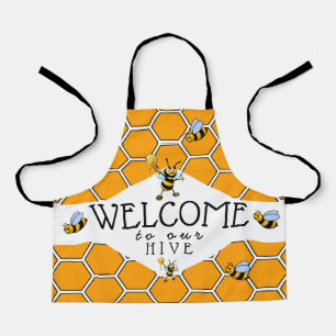 Delantal Guay Y Excelente Bienvenida A Nuestro Bee Hive