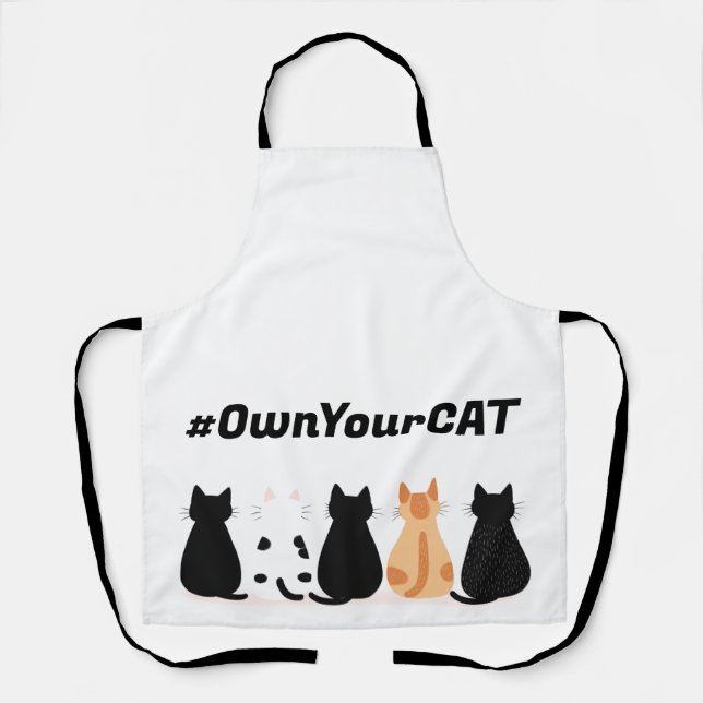 Delantal Guías de gato (Anverso)