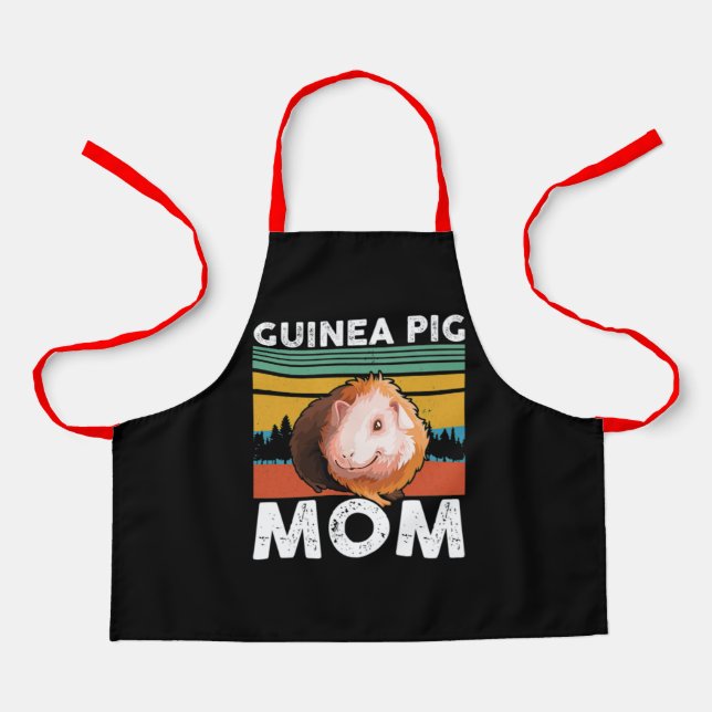 Delantal Guinea Pig Mom (Anverso)