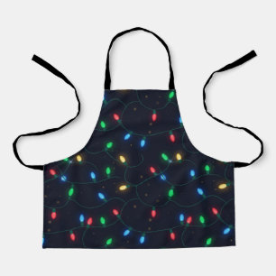Delantal Guirnalda de Luces de Navidad Patrón Continuo