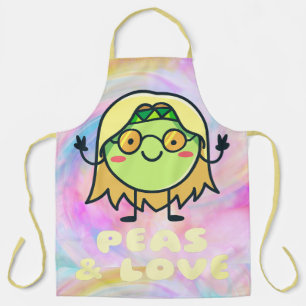 Delantal Guisantes & Amor Tie Dye