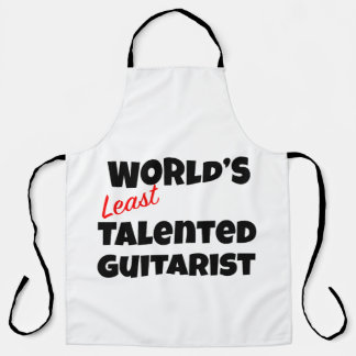 Delantal Guitarista menos talentoso del mundo
