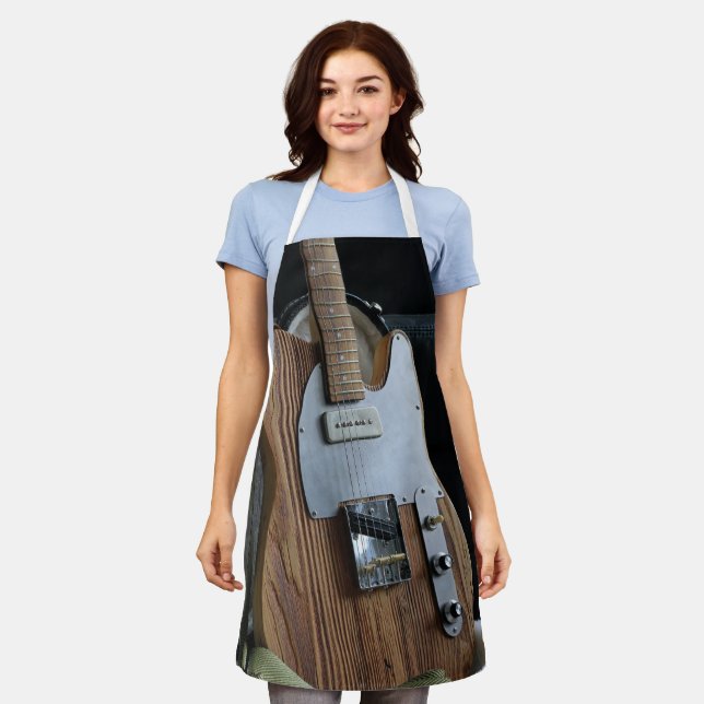 Delantal Guitarra maravillosa (Gastado)