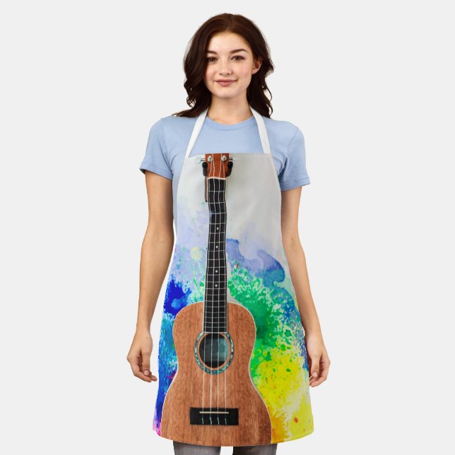 Delantal Guitarra maravillosa (Gastado)