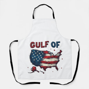 Delantal Gulf of America USA Map Trump USA Gulf of Mexico