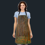 Delantal Gustav Klimt - Bosque Pino de Tannenwald<br><div class="desc">Bosque Fir/Selva de Pino Tannenwald - Gustav Klimt,  Oil on Canvas,  1902</div>