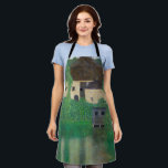 Delantal Gustav Klimt - Castillo de Agua<br><div class="desc">Castillo del Agua - Gustav Klimt,  Oil on Canvas,  1908</div>