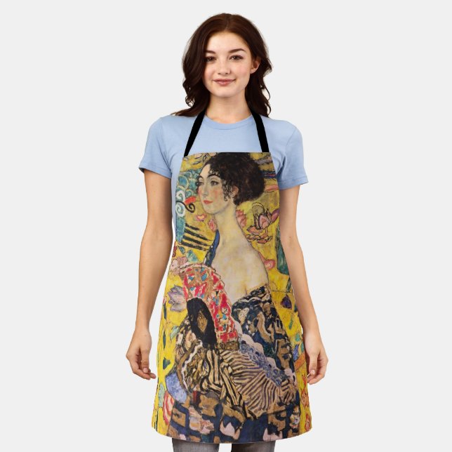 Delantal Gustav Klimt - Dama de fans (Gastado)
