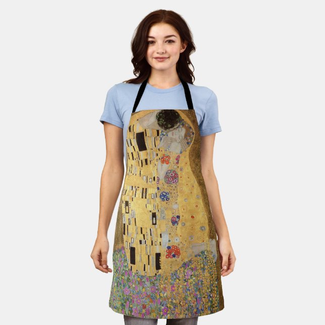 Delantal Gustav Klimt | El Beso, 1907-08 (Gastado)