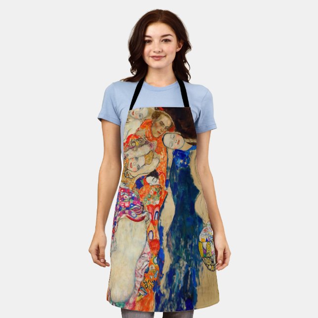 Delantal Gustav Klimt - La novia (inconclusa) (Gastado)