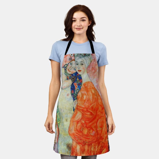 Delantal Gustav Klimt - Mujeres amigas (Gastado)
