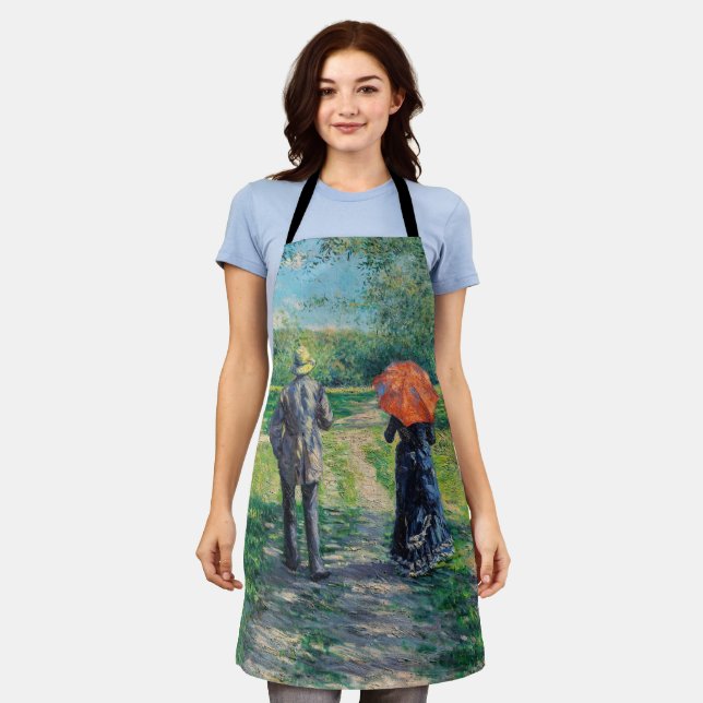 Delantal Gustave Caillebotte - El Camino Alto (Gastado)