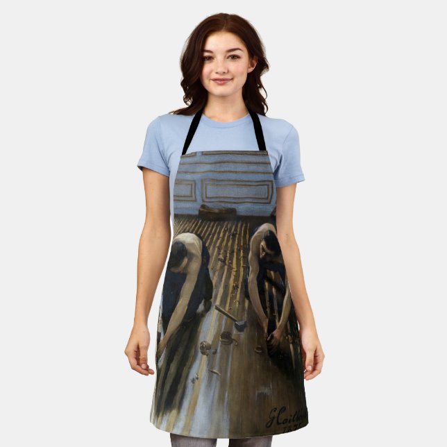 Delantal Gustave Caillebotte - Los rascacielos del piso (Gastado)