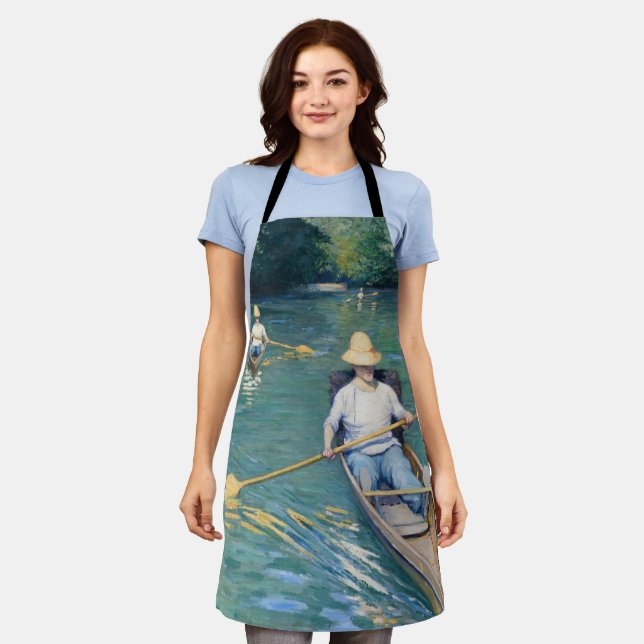 Delantal Gustave Caillebotte - Saltos en los Yerres (Gastado)