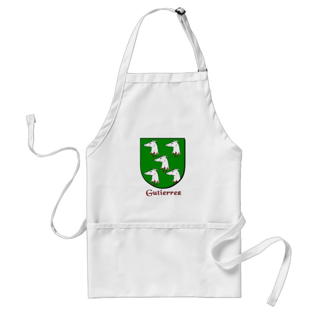 Delantal Gutierrez Family Shield Apron (Frente)