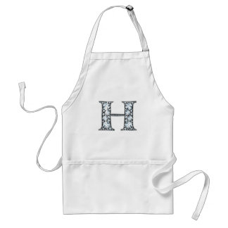 Delantal "H" Diamond Bling Apron
