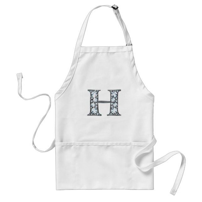 Delantal "H" Diamond Bling Apron (Frente)