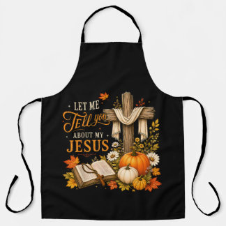 Delantal Háblenle de mi Jesús Cristiano