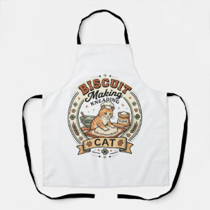Delantal Hacer galletas amasando gato Hacer galletas amasan
