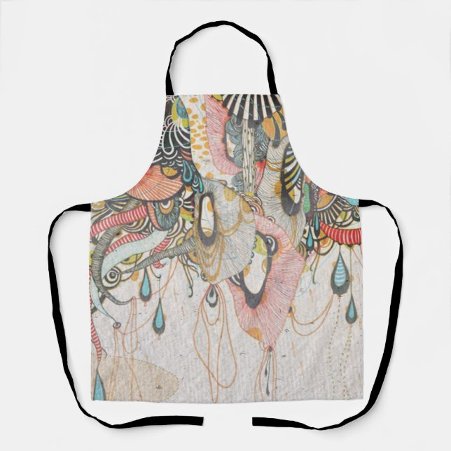 Delantal Hacer garabatos en el lenguaje de la luz (Anverso)