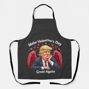Delantal Hacer grande al El día de San Valentín de nuevo a