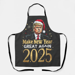 Delantal Hacer grande de nuevo el año 2025 la toma de poses