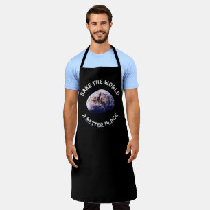 Delantal Hacer que el mundo sea un lugar mejor, un regalo p