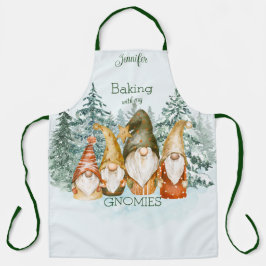 Delantal Hacerlo con mis Navidades de Gnomies