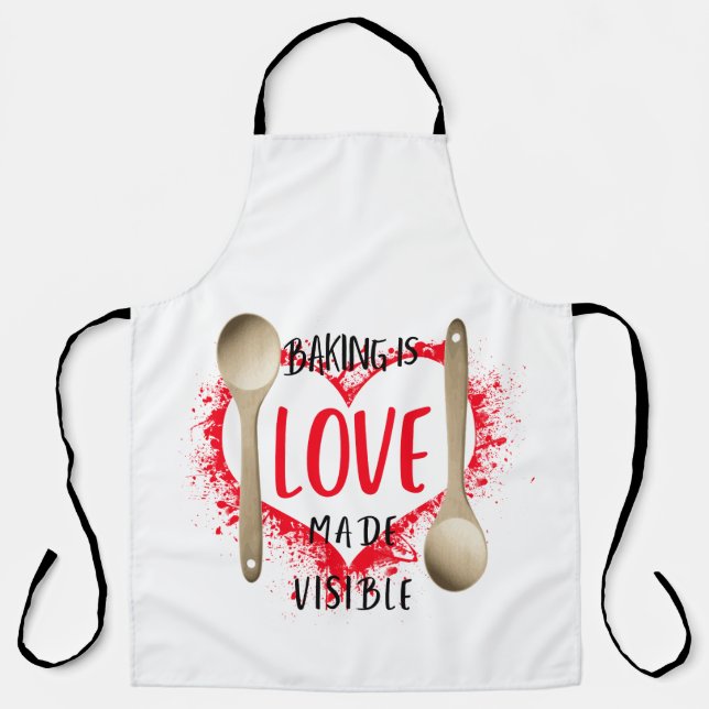 Delantal Hacerlo visible es HACER EL AMOR (Anverso)