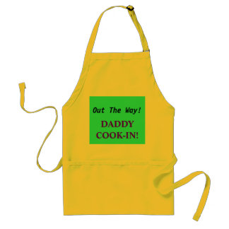 Delantal ¡Hacia fuera la manera! ¡, DADDYCOOK-IN!