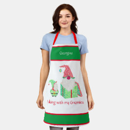 Delantal Haciendo el pan con mi Gnomies Apron
