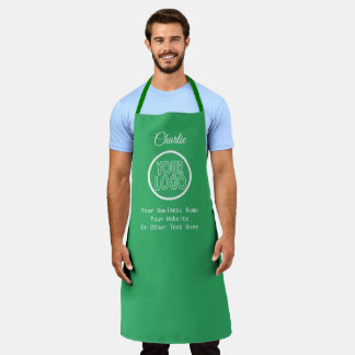 Delantal Haga de su propio Personalizado un logotipo de neg