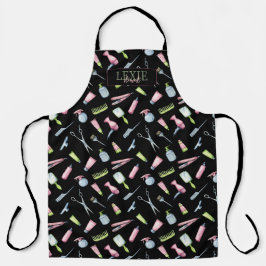 Delantal Hair Stylist, Hairdresser Beauty Salon Personaliza