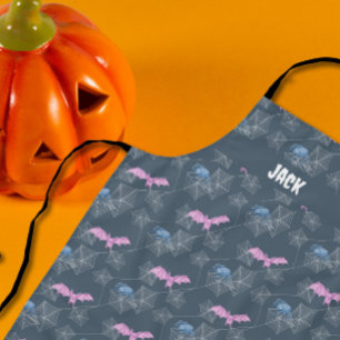 Delantal Halloween aterrador y encantador, personalizable