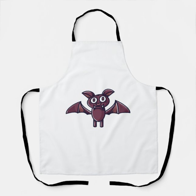 Delantal Halloween Bat (Anverso)