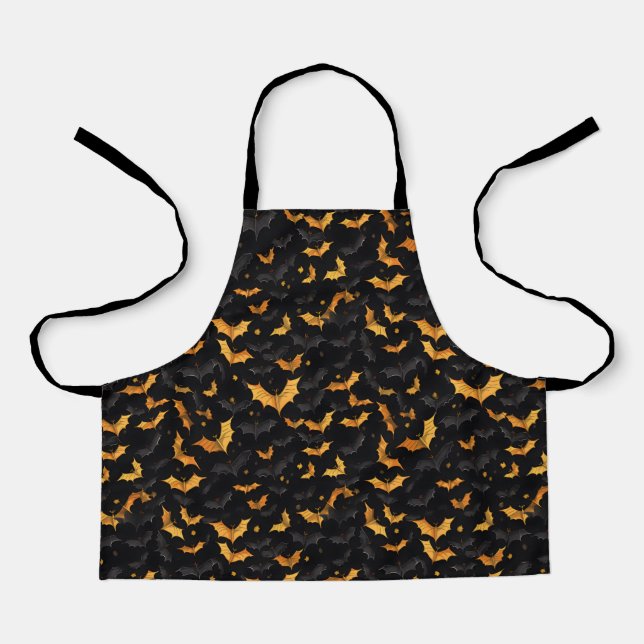 Delantal Halloween Bats Apron (Anverso)