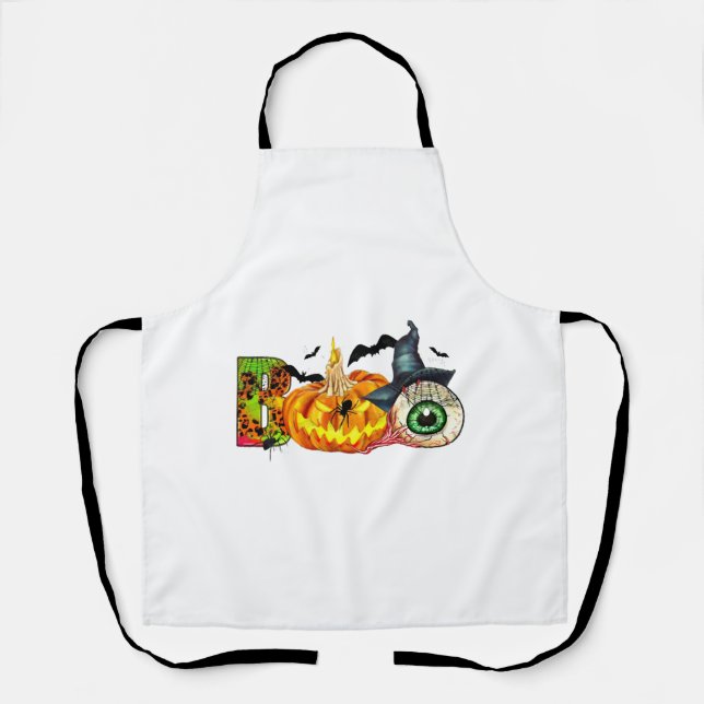 Delantal Halloween Boo (Anverso)