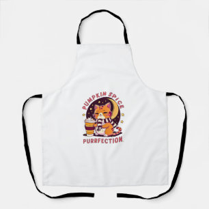 Delantal Halloween Calabaza Spice Anime Cat