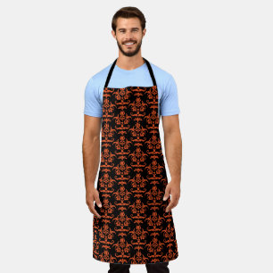 Delantal Halloween Damask No 1