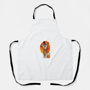 Delantal Halloween de perros Calzado chino calabaza de Jack