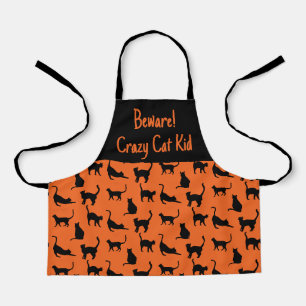 Delantal Halloween del Crazy Cat Kid