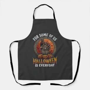 Delantal Halloween Es Todos Los Días Mano De Monstruo Lápid