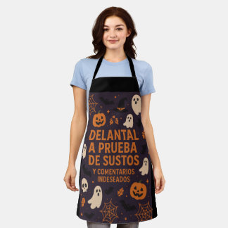 Delantal Halloween estilo introvertido