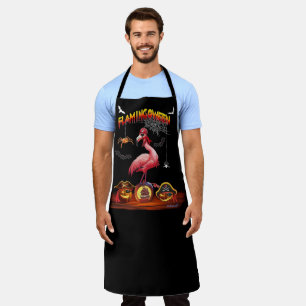 DELANTAL HALLOWEEN FLAMINGOWEEN PIRATA